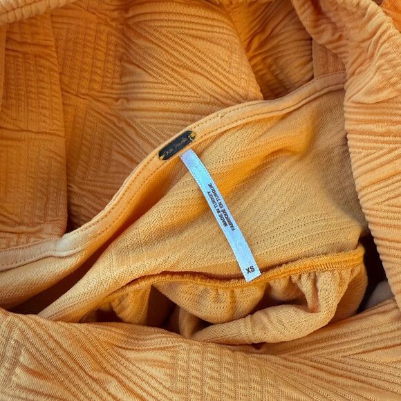 Free People Violet Mini Dress in Carrot Ginger Size XS - Picture 8 of 14